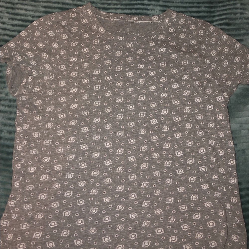Grey crop top